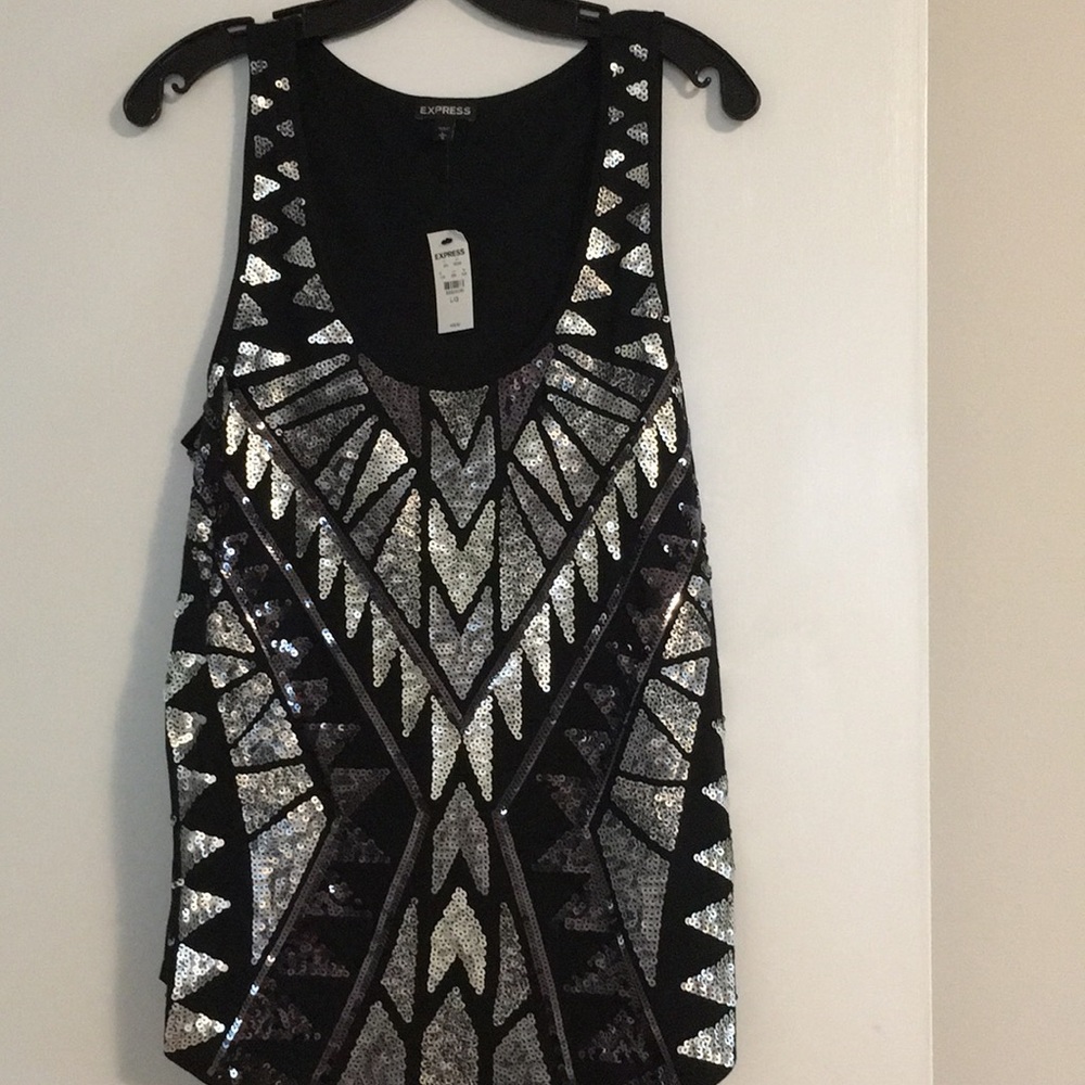 Brand need express sequin tank!